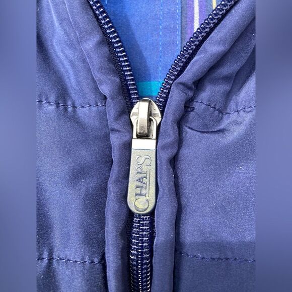 Men’s Chaps Ralph Lauren L/XL Button Up Plaid Shirt and Puffer Vest Combo - Picture 3 of 8